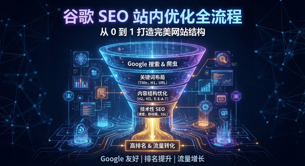 图片[1]-谷歌 SEO 站内优化全流程：从 0 到 1 打造 Google 喜欢的完美网站结构