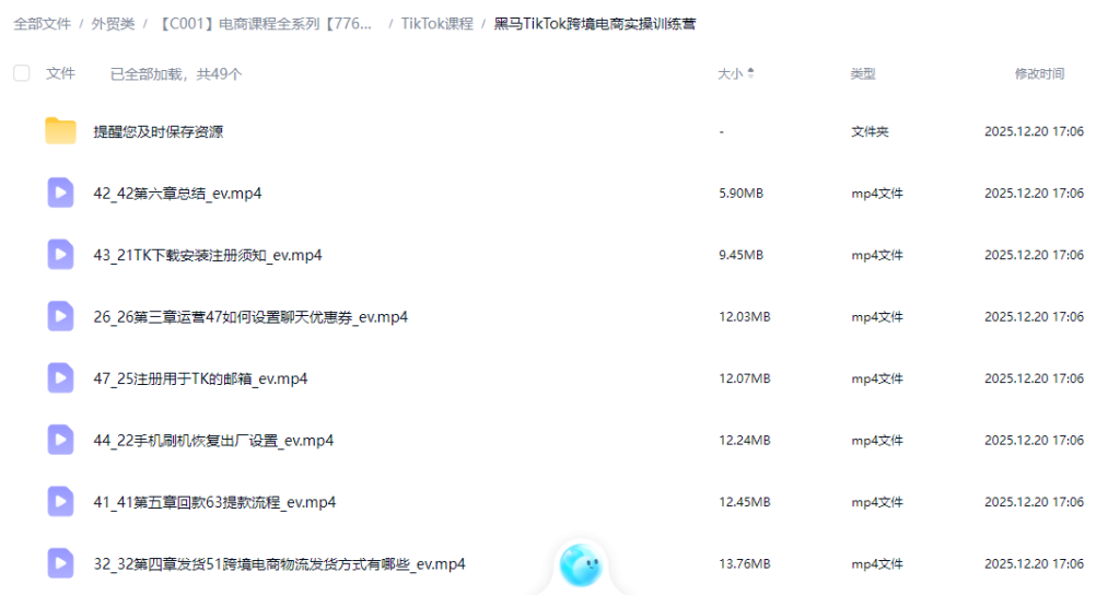 图片[1]-TikTok掘金全地图：从0基础刷机起号到美金提现（黑马实操版）-Lifanji 跨境站长资源库
