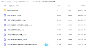 TikTok掘金全地图：从0基础刷机起号到美金提现（黑马实操版）-Lifanji 跨境站长资源库
