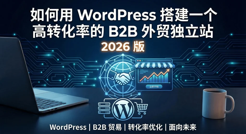 图片[1]-如何用 WordPress 搭建一个高转化率的 B2B 外贸独立站（2026版）